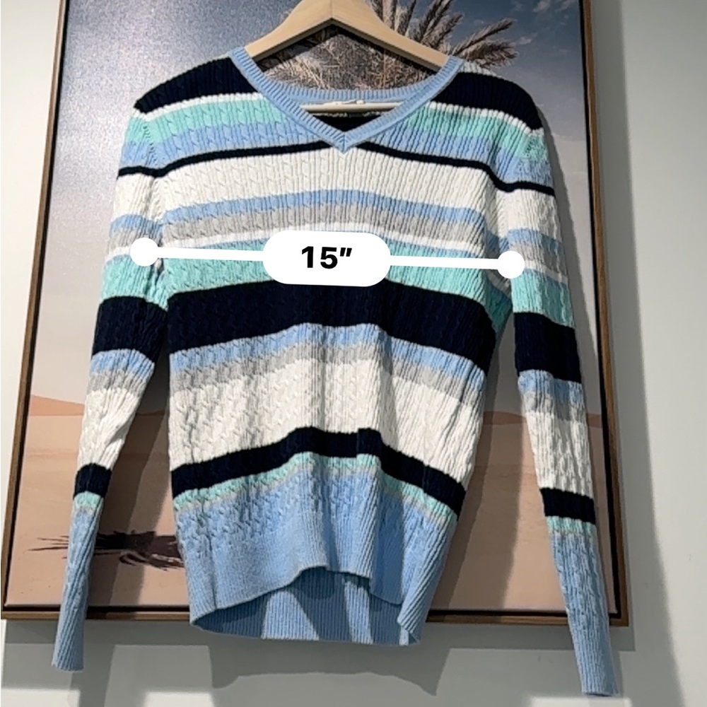 Studio works stripped sweater